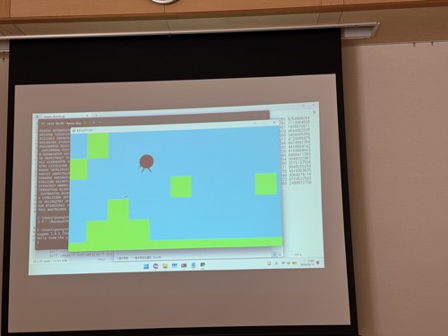 Pygameでまるくんアクション
