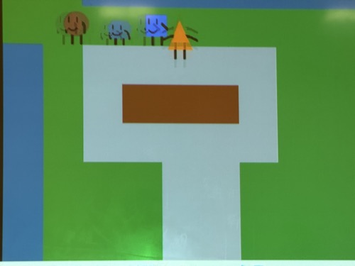 Shapes_Quartetのプレイ画面