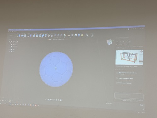 Fusionで作った3Dサッカーボール